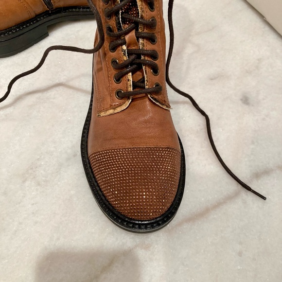 L’idea Studded Toe Ankle Combat Boots - Picture 12 of 14